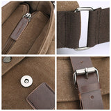  Men's Messenger Bags Shoulder vintage Canvas Crossbody Pack Retro Casual Office Travel Mart Lion - Mart Lion
