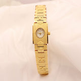 Women Watches Classic Sand Gold Retro Watch Exquisite Non Fading Decorative Bracelet Small Gold Elegant Mart Lion B  