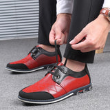 Men Leather Shoes Formal Wedding Party Casual Genuine Leather Loafers Boat Sneakers Mart Lion   