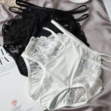 Lace Panties Women Briefs Hollow Out Female Underpants Floral Comfortable Underwear  Mart Lion