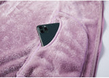  Oversize Boyfriend Thick Hoodies Autumn Winter Female Streetwear Double-sided Softshell Polar fleece Zip-Up Sweatshirts Mart Lion - Mart Lion
