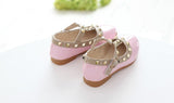 Girls Shoes Children Rivets Princess Autumn Toddler Kids Flat T-Tied Style Summer Sandals Mart Lion   