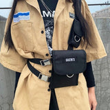 Tactical Vest Streetwear Waist Bag Men's Hip Hop Chest Rig Bag Adjustable Multiple Pockets Canvas Waist Pack Chest Bags Mart Lion   