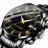  Casual Quartz Watches Men stainless Steel Band Watch Waterproof Calendar Wristwatches Mart Lion - Mart Lion