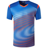 jeansian Men's Sport Tee Shirt Shirt Tops Gym Fitness Running Workout Football Short Sleeve Dry Fit LSL017 White Mart Lion LSL250-Blue US S China