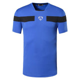 jeansian Men's Sport Tee Shirt T-Shirt Tops Running Gym Fitness Workout Football Short Sleeve Dry Fit LSL1050 Black2 Mart Lion LSL120-Blue US S China
