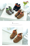 Children Winter Shoes Kids Boots for Boys Sneakers Snow Ankle Girls Plush Casual Warm Leather Non-slip Sport Mart Lion   