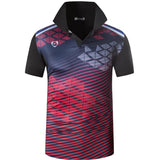 jeansian Men's Sport Tee Polo Shirts Golf Tennis Badminton Dry Fit Short Sleeve Mart Lion LSL294-Black US S 