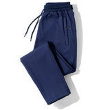 95% Cotton Men's Jogging Pants GYM Training Running Sportswear Sweatpants Streetwear Harajuku Trousers Mart Lion L Straight-Dark Blue 