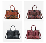 3-piece Set Ladies Handbag Pu Leather Shoulder Crossbody Women  Tote Bag Mart Lion   