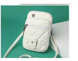  Ladies PU Leather Water Wash Bag Small Mobile Phone Sac Shoulder Diagonal Bag Light Sport Female Bag Mart Lion - Mart Lion