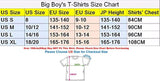 Jeansian Big Boy Kid Children Sports Tee O-Neck Shirts T-Shirt Short Sleeve Tops Tennis Bowling Youth Sweatshirt Mart Lion   