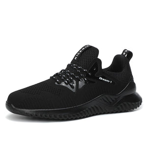 Men's Sports Shoes Popular Breathable Mesh Lightweight Running Casual Outdoor Sports Training Mart Lion black 39 