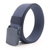 Military Tactical Waist Belt for Men's Outdoor 170 130 140 150 160cm Jeans Belts Nylon Strap Pants with Plastic Buckle Mart Lion   