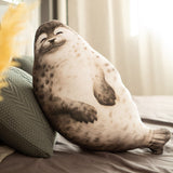 cute fat Simulation Seal Pillow round special super soft Plush Toy creative birthday gift for kids friends Mart Lion S A 