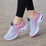 Women Men's Running Fitness Shoes Pink basket homme Breathable Casual Light Weight Sports Casual Walking Sneakers Tenis Feminino Mart Lion   