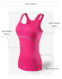 Women Fitness Suit Sets Gym Sleeveless Vest + Pants Running Tights Workout Sportswear Yoga Leggings suit Mart Lion   