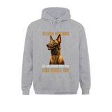 Belgian Malinois Flag Funny Chic Dog Gift Chic Long Sleeve Hoodies Hoods Men's Sweatshirts Mart Lion Grey S 
