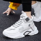 Men Casual Shoes Chunky Sneakers Dad Thick Sole Footwear Streetwear Mart Lion   