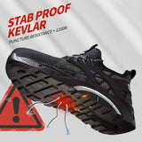 Lightweight Safety Protection Shoes Anti-Smashing Breathable Steel-Toe Shoes Men Work Boots Are Indestructible Mart Lion   