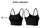 Push Up Sports Women Padded Comfy Gym Bra Underwear Active Wear Workout Fitness Top Black