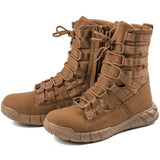 Summer Military Boots Outdoor Men's Army Boots Hiking Shoes Men Tactical Combat Ankle Boots Outdoor Mart Lion Auburn 38 
