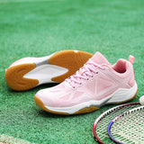 Luxury Pink Badminton Shoes Women Men's Anti Slip Volleyball Sneakers Ladies Tennis Badminton Mart Lion   