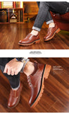 Genuine Leather Men's Casual Shoes Winter Plus Velvet Footwear Brown Boots Designer Shoes Formal Oxford Mart Lion   