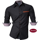 Sportrendy Men's Shirts Dress Casual Leopard Print Stylish Design Shirt Tops Yellow Mart Lion JZS001-Black M 