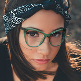 blue Light Blocking Progressive Multifocal Reading Glasses Bifocal Reading Eyeglasses See Near And Far Eyewear Women NX Mart Lion   