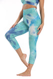 Women Gym Leggings Printed Sports Leggings High Waist Push Up Fitness Pants Elastic Energy Sportswear