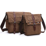  Men's Messenger Bags Shoulder vintage Canvas Crossbody Pack Retro Casual Office Travel Mart Lion - Mart Lion