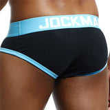 Men's Underwear Briefs Jockstrap Pouch Cuecas Cotton Stripe Panties Thongs Underpants Mart Lion   