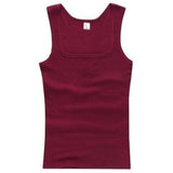 Men's Gyms Casual Tank Tops Fitness Cool Summer 100% Cotton Vest Sleeveless Tops Gym Slim Casual Undershirt Clothes