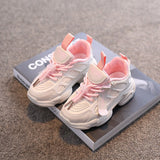Kids Casual Sneakers for Boys Girls Soft Bottom Lightweight Children Flat Shoes Mesh Breathable Sports Running Mart Lion Pink 26(Inner 16.5cm) 