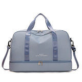 Women Handbag Nylon Luggage Crossbody Men Travel Bag Casual Ladies Shoulder Mart Lion Blue  