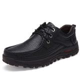 Men's Shoes Handmade Genuine Leather Slip On Comfort Casual Mart Lion black lace 6.5 