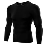 Men's Compression Under Base Layer Top Long Sleeve Tights Sports Running T-shirts