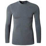 jeansian men's Dry Fit Long Sleeve Sport Tee Shirts T-Shirt Fitness Gym Running Workout LA197 LightBlue Mart Lion   