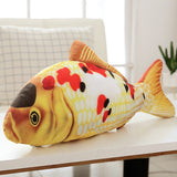 Arrive 20-140CM Cyprinus Carpio Fish Koi Carp Plush Toys Lifelike Stuffed Aquatic Fishes Pillow For Kid Gift Mart Lion 20cm 5 