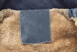 Retro Motorcycle Leather Jacket Men's Fleece Autumn Winter PU Leather Thick Coat Men's Leather - Mart Lion