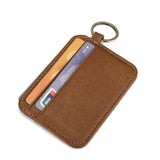 Retro PU Leather Bank Card Passport bag Mini Card Wallet Men's  ID Credit Card Holder Cards Pack Cash Pocket C139 Mart Lion Brown  