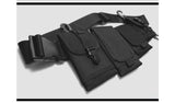  Hip Hop Chest Bag Men's Black Streetwear Chest Rig Fanny Pack Multi-pocket Travel Phone Belt Bag Pouch Waist Packs 197 Mart Lion - Mart Lion