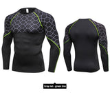 Short Sleeve Sport Shirt Men's Quick Dry Running T-shirts Snake Gym Clothing Fitness Top Men's Rashgard Soccer Jersey