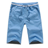 Cotton Men's Shorts Homme Beach Slim Fit Bermuda Masculina Joggers 6 Colors Male Mart Lion light M 