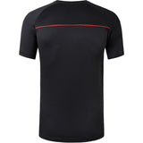 Jeansian Men's T-Shirt Sport Short Sleeve Dry Fit Running Fitness Workout Black Mart Lion   