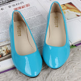 Leather Flat Shoes Pointed Toe Woman Loafers Autumn Casual Shoes Women Flats Candy Color Sweet Flats Mart Lion   