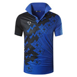 jeansian Men's Sport Tee Polo Shirt Golf Tennis Badminton Dry Fit Short Sleeve Black2
