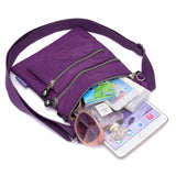  Nylon Multifunction Handbag For Women Waterproof Crossbody Multi Pocket Bag Lady Cell Phone Clutch Lightweight Shoulder Mart Lion - Mart Lion