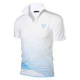 Jeansian Men's Sport Tee Shirt Poloshirt T-shirts Short Sleeve Golf Tennis Badminton LSL195 Mart Lion   